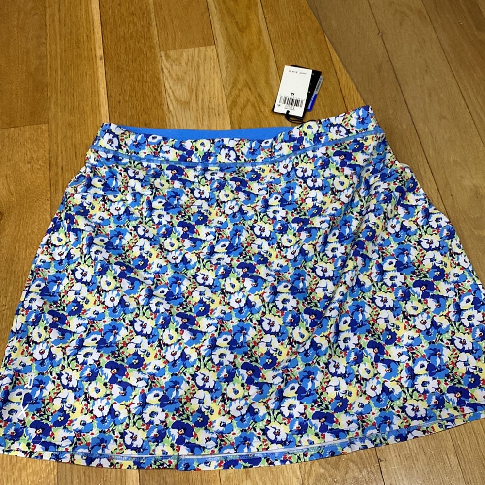 NWT RLX Polo Ralph Lauren Womens Golf Floral Print Pleaded Performance 17” Skort - Picture 4 of 9